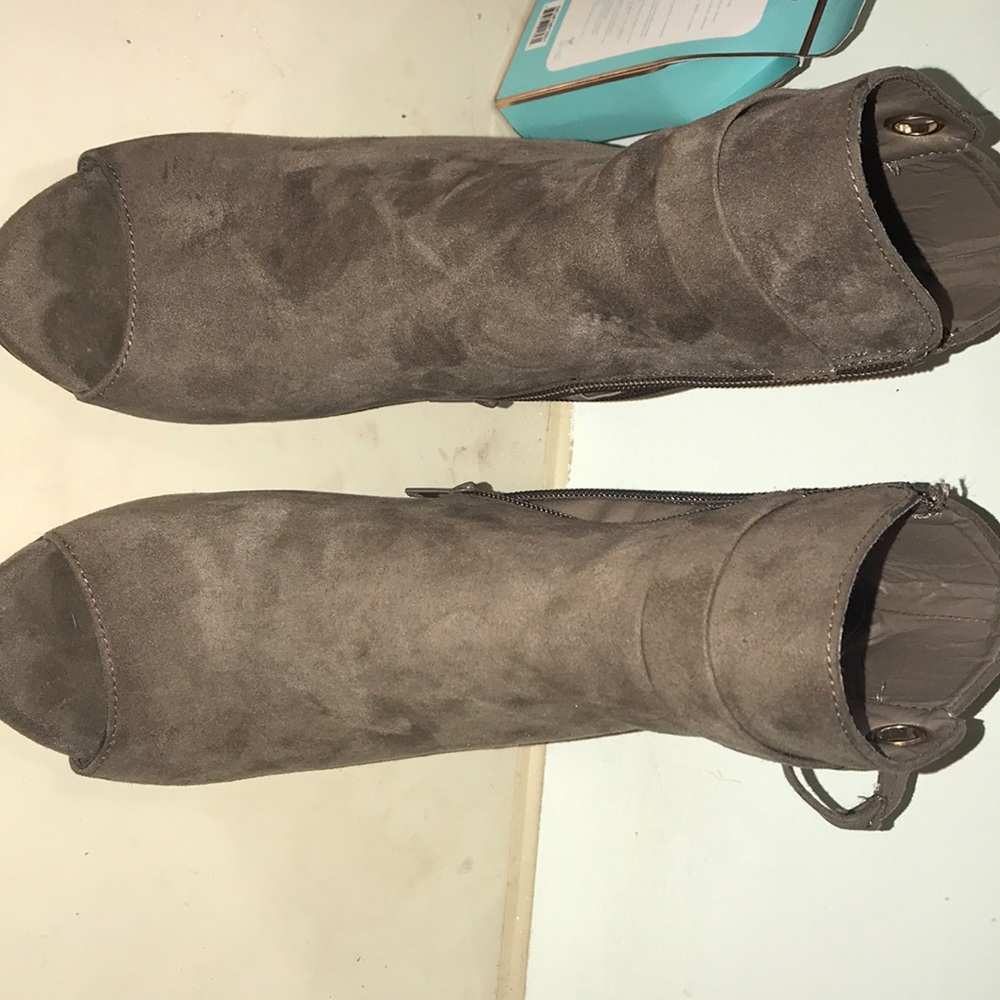 High heel boots.